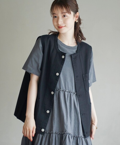 チョット　REGINA ROMANTICO ベスト 38 デニム生地 RIGID STRETCH DENIM ＜Cigarette＞ | 岡山デニム通販のRipo