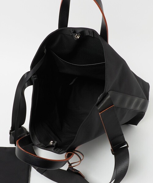 【美品】hALON ハロン トートバッグ ブラック キャンバス×レザー 高級感 美品】hALON ハロン トートバッグ ブラック キャンバス×レザー