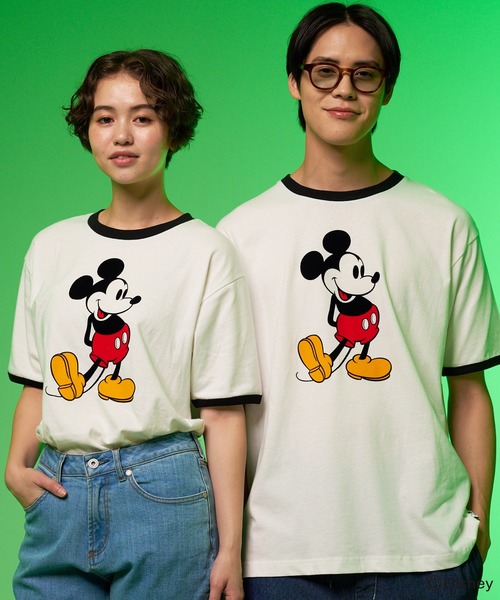 tシャツ Mickey/Arnold Palmer/シェア フロッキーTシャツ レディース メンズ Disney tシャツ Mickey/Arnold Palmer/シェア フロッキーTシャツ