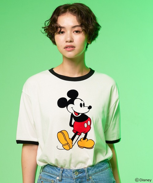 tシャツ Mickey/Arnold Palmer/シェア フロッキーTシャツ レディース メンズ Disney tシャツ Mickey/Arnold Palmer/シェア フロッキーTシャツ
