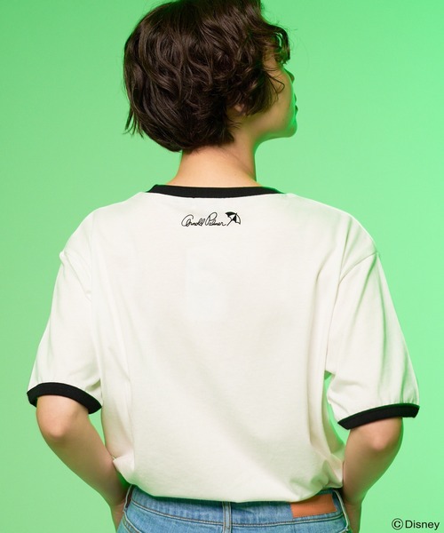 tシャツ Mickey/Arnold Palmer/シェア フロッキーTシャツ レディース メンズ Disney tシャツ Mickey/Arnold Palmer/シェア フロッキーTシャツ