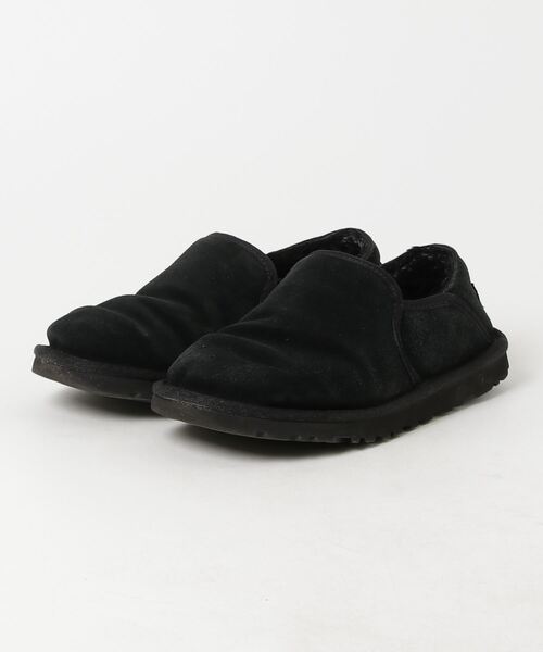 UGG ブラック ファースリッパ 23cm UGG」 シューズ 23cm ブラック