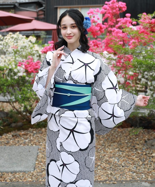 セール！　浴衣　変わり織り　うちわ✕なでしこ　即日発送可 セール！ 浴衣 変わり織り うちわ✕なでしこ 即日発送可 - メルカリ