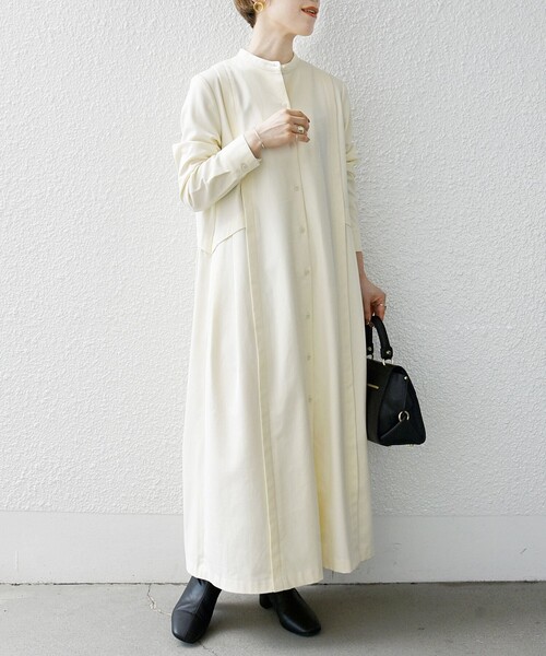 SHIPS any 「SHIPS any」 シャツワンピース ONE SIZE ホワイト