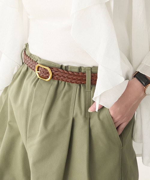 BONLECILL（ボンルシール） ベルト ゴールドバックル メッシュレザー