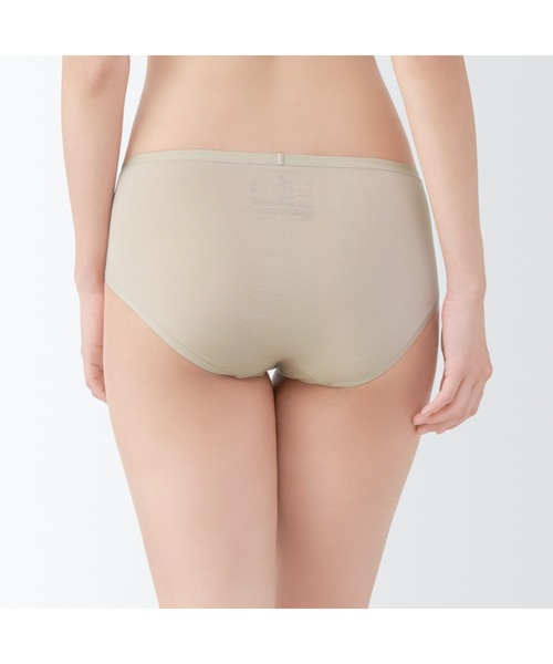 無印良品（MUJI） ショーツ 婦人 なめらかミディショーツ : ZOZOTOWN