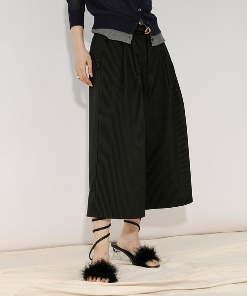Ezick ハーフパンツ ワイドパンツ パンツ 短パン Barmuda pants ピン