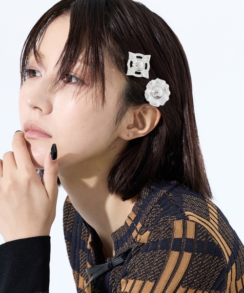 toga too ヘアクリップ TOGA TOO/トーガトゥ】Motif pin/モチーフピン/ヘアピン/カラー