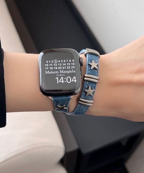 LUON 腕時計 LUON / Apple Watch Band / スター デニム アップル