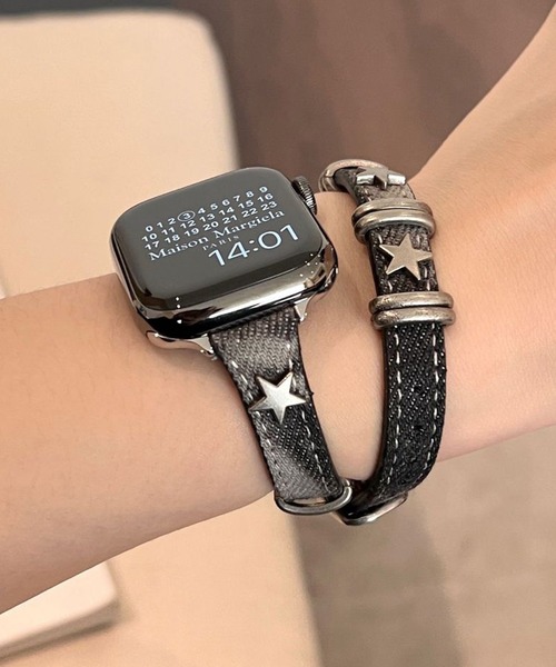 LUON 腕時計 LUON / Apple Watch Band / スター デニム アップル