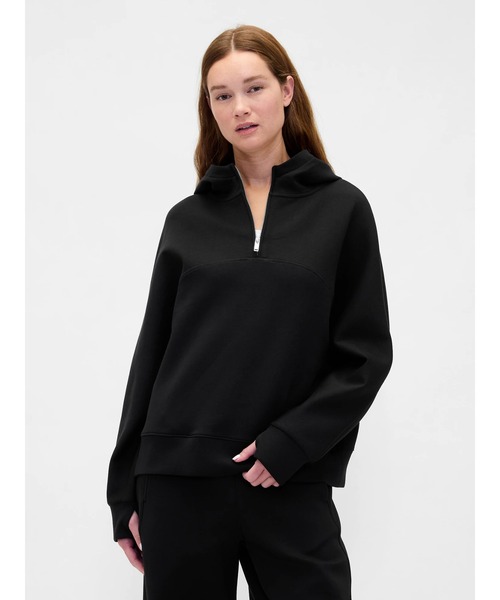 GAP（ギャップ） パーカー GapFit オーバーサイズ 1/4ジップアップ