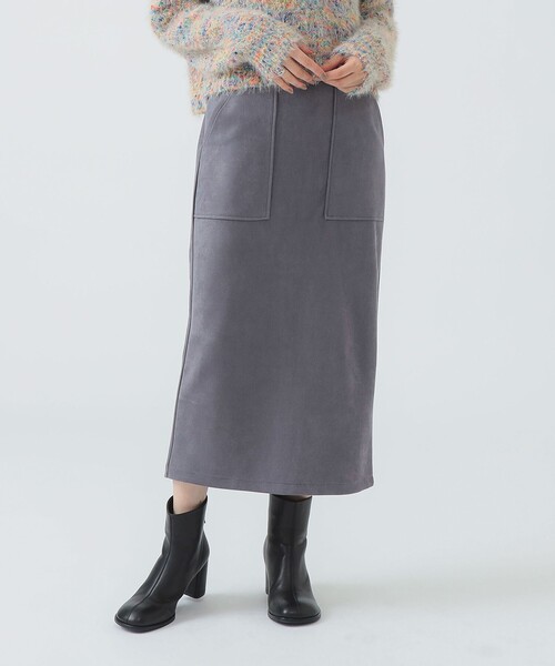 B：MING by BEAMS（ビーミング by ビームス） スカート スエード