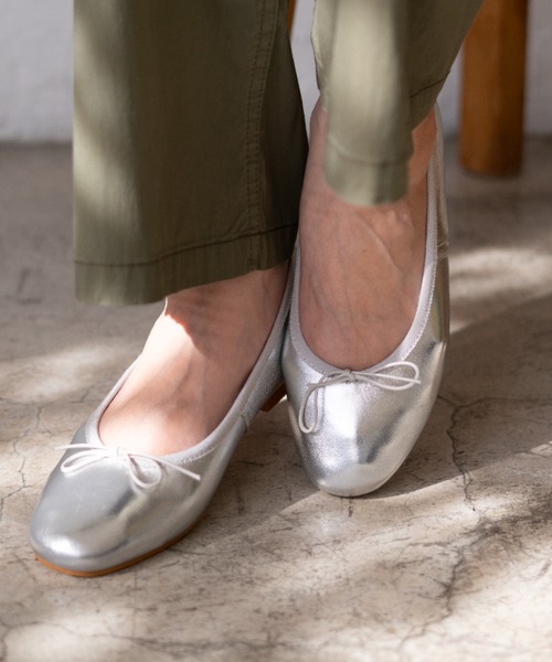 repettoレペットバレエシューズシルバー38 ○レペット repetto