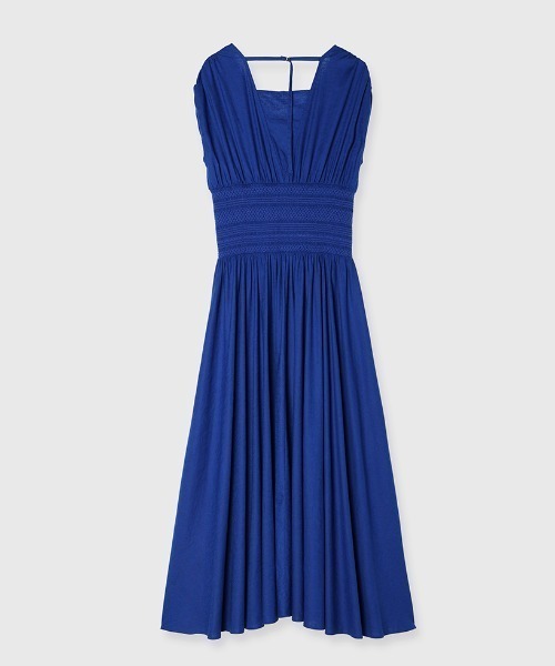 anuans（アニュアンス） ノースリーブワンピース FREE ブルー