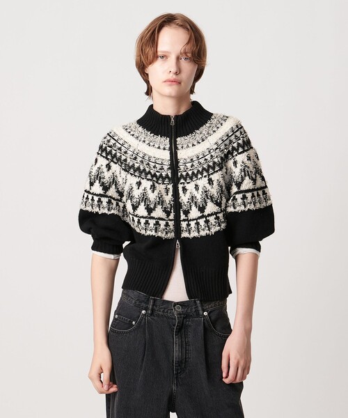 AEWEN MATOPH ハンドニット カーディガン　黒　イウエンマトフ AEWEN MATOPH（イウエン マトフ） カーディガン 「AEWEN MATOPH