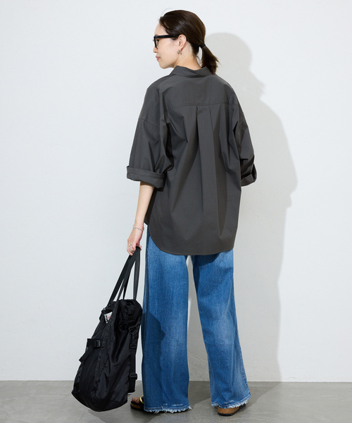 「SLOBE IENA」 7分袖ブラウス FREE ホワイト レディース_画像6