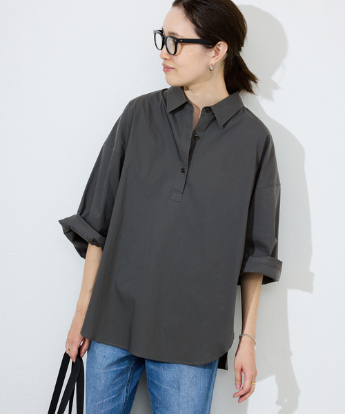 「SLOBE IENA」 7分袖ブラウス FREE ホワイト レディース_画像7