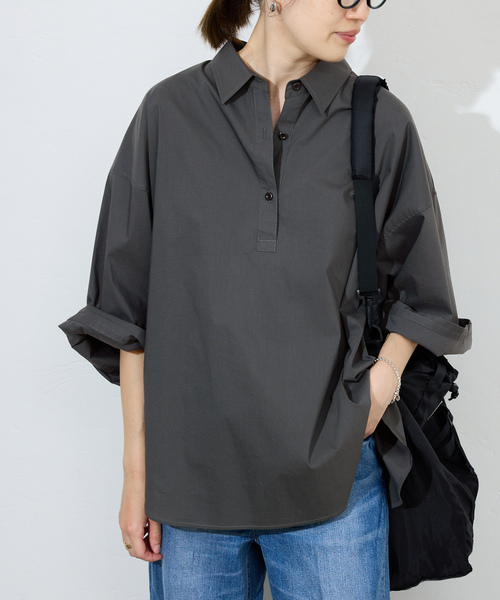 「SLOBE IENA」 7分袖ブラウス FREE ホワイト レディース_画像8