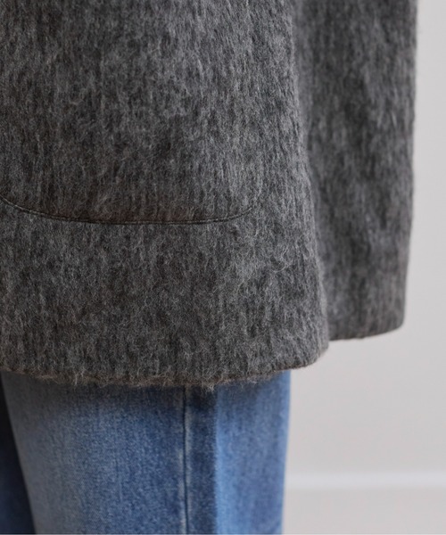 ANGIE コート チェスターコート シャギー ミドル丈 オーバーサイズ  