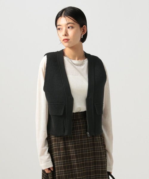 BAYFLOW（ベイフロー） ベスト ジレ 「ロングシーズン着用可能」ジップ 