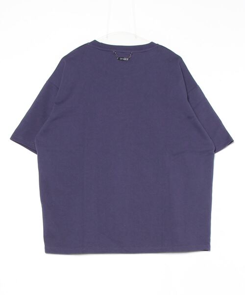 「ADRER」 半袖Tシャツ S パープル メンズ_画像2