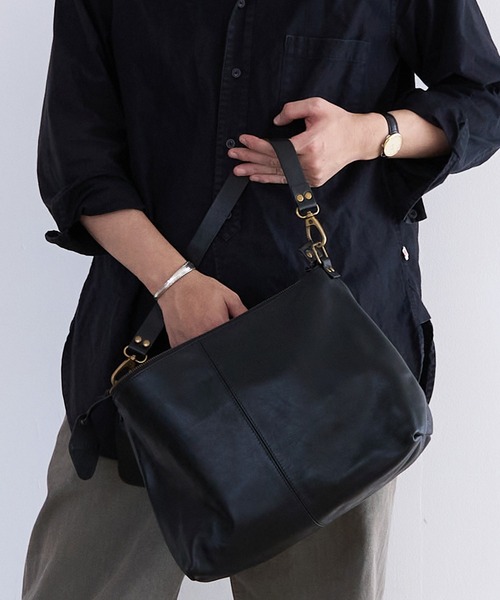BICASH（ビカーシ） ショルダーバッグ BICASH 2WAYレザーショルダー