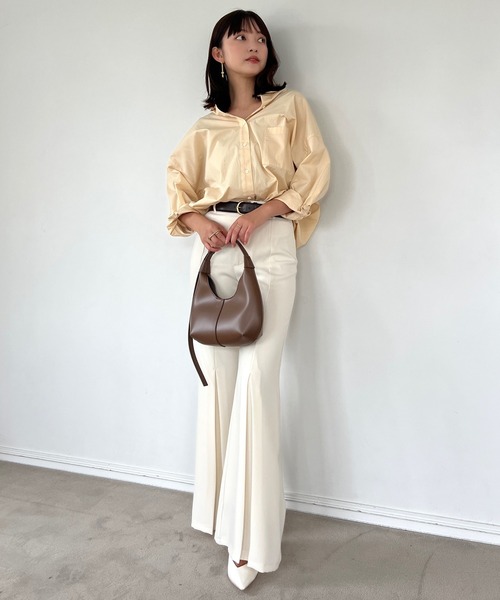 anuans（アニュアンス） 長袖シャツ FREE サックスブルー レディース