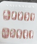 ネイルチップ ネイルシール ショート ネイルチ...の詳細画像3