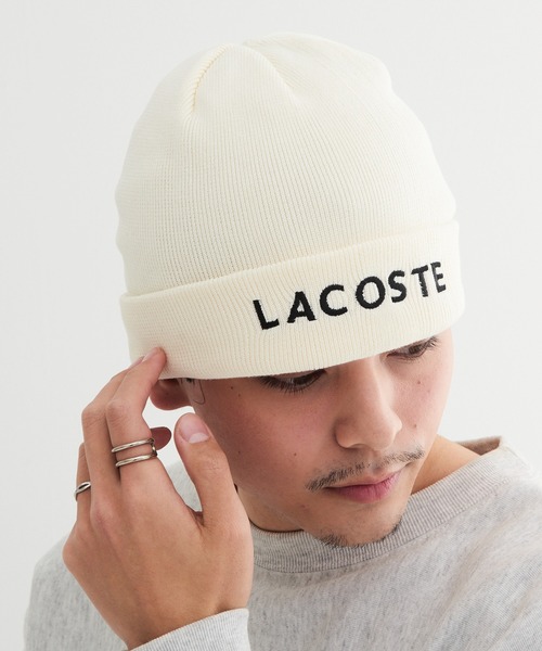 LACOSTE（ラコステ） ニット帽 ニットキャップ LACOSTE EMB KNIT