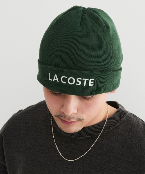 LACOSTE（ラコステ） ニット帽 ニットキャップ LACOSTE EMB KNIT