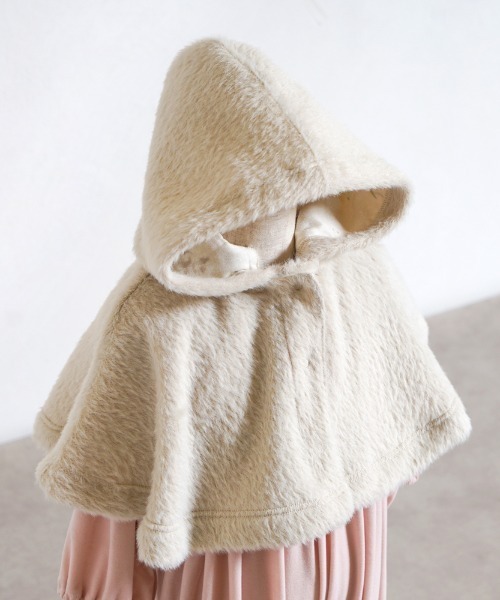 Naomi Ito（ナオミイトウ） ポンチョ シャギーニットケープ 新生児