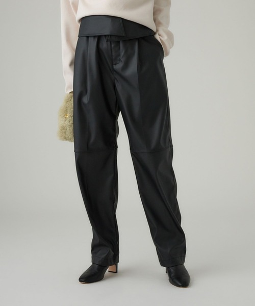 【新品未使用タグ付き】BABYLON柳橋唯さんコラボハイウエスト2WAYパンツ BABYLONE（バビロン） パンツ 「柳橋唯さんコラボアイテム」ハイ