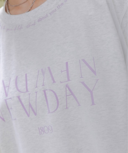 「Eimee Law」 半袖Tシャツ FREE ライトグレー レディース_画像4