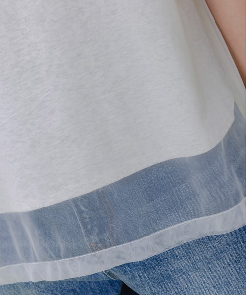 「Eimee Law」 半袖Tシャツ FREE ライトグレー レディース_画像5