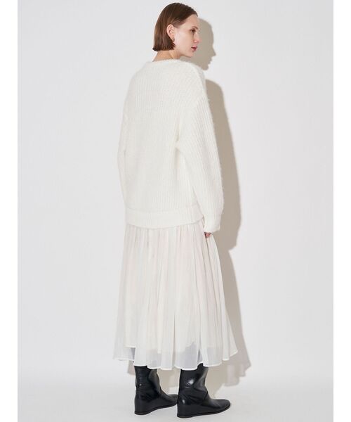 ELENDEEK（エレンディーク） ワンピース ブラッシュヤーンニット