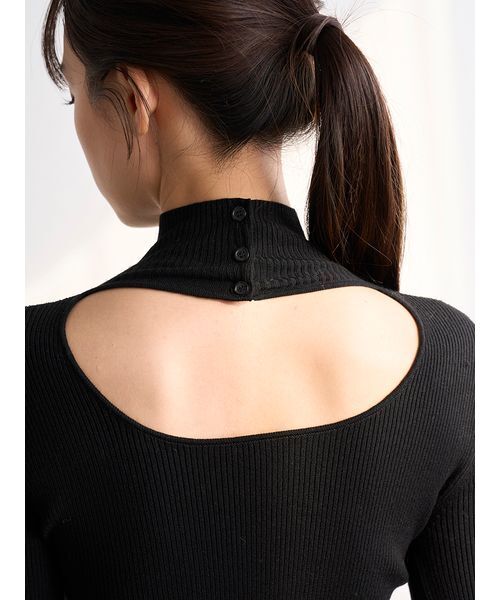 SNIDEL（スナイデル） ニット セーター 2wayクロップドハイネックプル