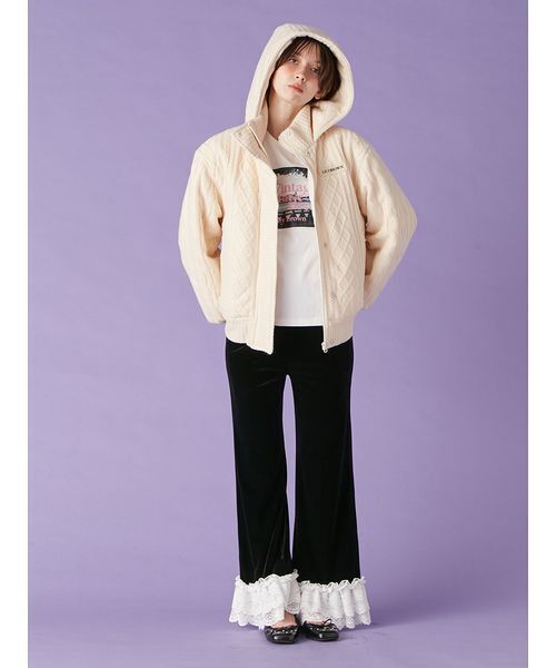 LILY BROWN（リリーブラウン） パンツ バリエーションフリルパンツ