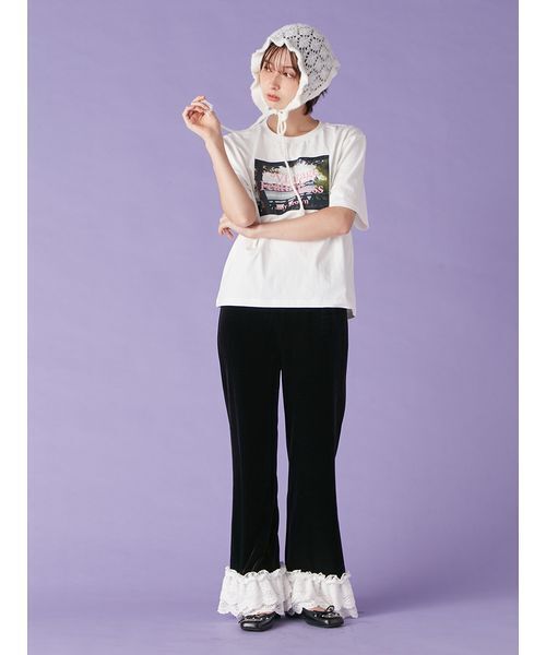 LILY BROWN（リリーブラウン） パンツ バリエーションフリルパンツ