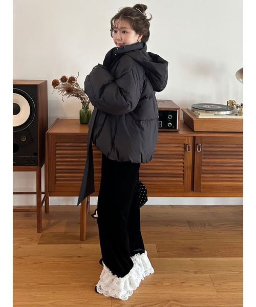 リリーブラウン　バリエーションフリルパンツ サイズ0 LILY BROWN（リリーブラウン） パンツ バリエーションフリルパンツ