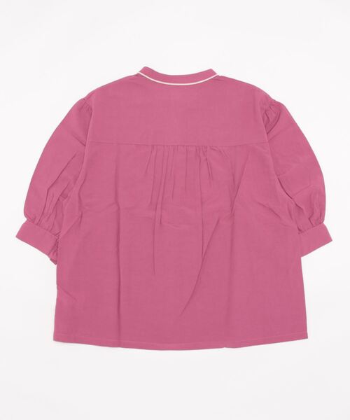 「179/WG」 7分袖ブラウス MEDIUM ブルー レディース_画像2