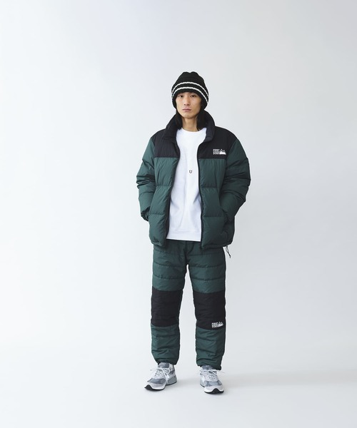 「FIRST DOWN」 ダウンジャケット L ネイビー メンズ_画像3