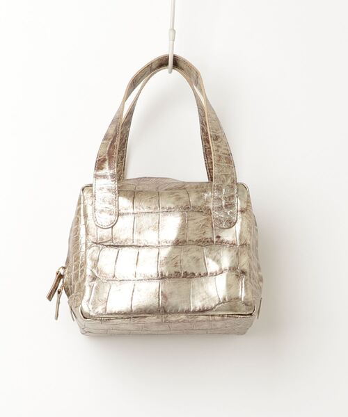 美品 美品 本革 GUIA'S ヌメ革 牛革 ハンドバッグ BK レディース