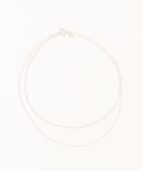 「con affetto(original)」 アンクレット ONE SIZE シルバー レディース_画像2