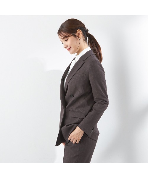 SUIT SELECT レディーススーツ M グレー 上品 通勤 就活 卒業式 SUIT SELECT セレモニースーツ セットアップ レディース : ZOZOTOWN