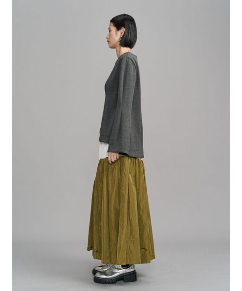 UN3D.（アンスリード） ワンピース GATHER SKIRT DOCKING OP