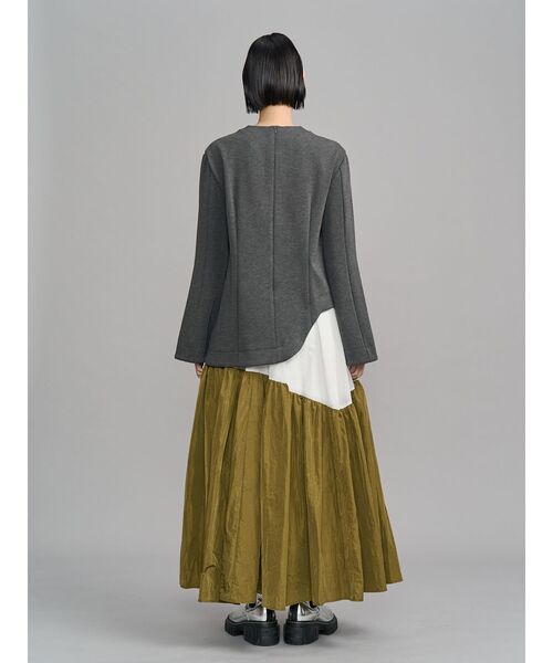 UN3D.（アンスリード） ワンピース GATHER SKIRT DOCKING OP