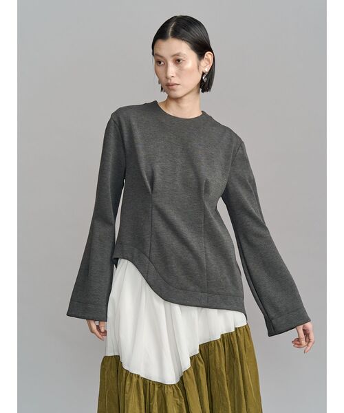 UN3D.（アンスリード） ワンピース GATHER SKIRT DOCKING OP