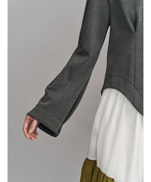 UN3D.（アンスリード） ワンピース GATHER SKIRT DOCKING OP