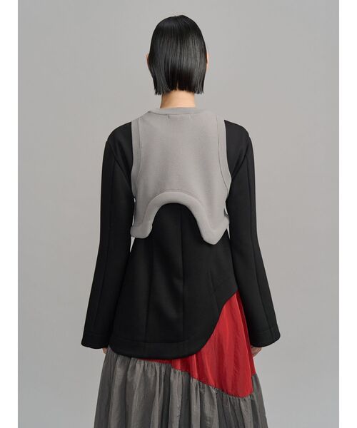 UN3D.（アンスリード） ワンピース GATHER SKIRT DOCKING OP