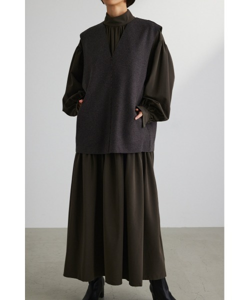 「STYLEMIXER」 ベスト SMALL ホワイト レディース_画像2